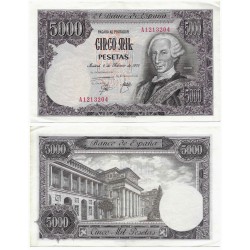 España. 1976. 5000 Pesetas (MBC) Serie A