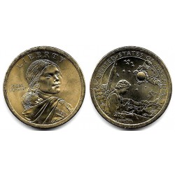 Estados Unidos de América. 2019(P). 1 Dollar (EBC+) Nativo