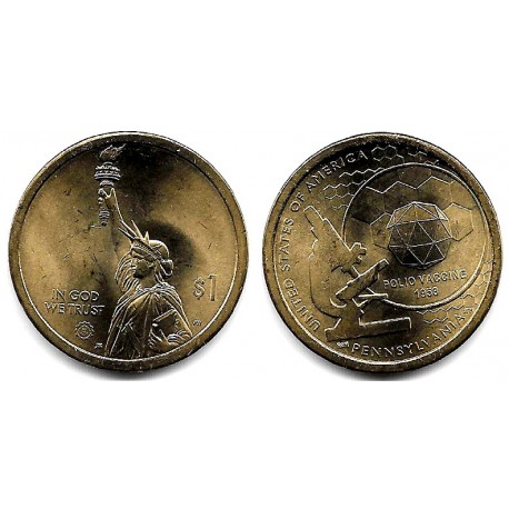 Estados Unidos de Amérca. 2019(P). 1 Dollar (EBC+)