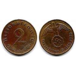 (90) Alemania (III Reich). 1938(A). 2 Reichspfennig (MBC)