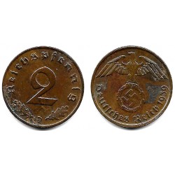 (90) Alemania (III Reich). 1939(D). 2 Reichspfennig (MBC)