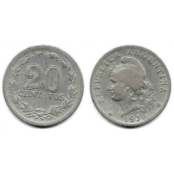 (36) Argentina. 1938. 20 Centavos (BC)
