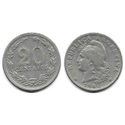 (36) Argentina. 1940. 20 Centavos (BC+)