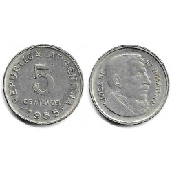 (50) Argentina. 1955. 5 Centavos (MBC)