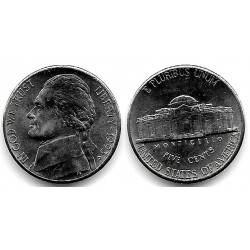 (A192) Estados Unidos de América. 1993(P). 5 Cents (SC)