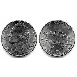 (A192) Estados Unidos de América. 2002(P). 5 Cent (EBC)