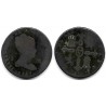 Isabel II. 1847. 8 Maravedí (BC-) Ceca de Jubia