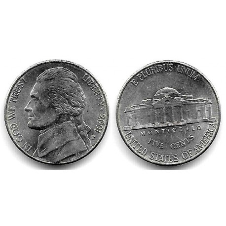 (A192) Estados Unidos de América. 2001(P). 5 Cents (EBC)