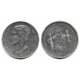 Alfonso XII. 1876*(---76). 5 Pesetas (BC) (Plata) Ceca de Madrid DE-M