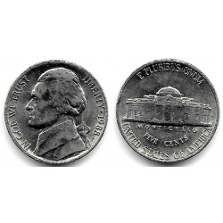 (A192) Estados Unidos de América. 1988(P). 5 Cents (EBC)