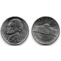 (A192) Estados Unidos de América. 1991(P). 5 Cents (EBC)