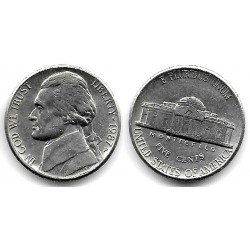 (A192) Estados Unidos de América. 1987(P). 5 Cents (MBC+)