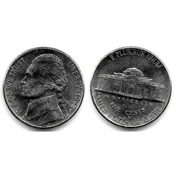 (A192) Estados Unidos de América. 1992(P). 5 Cents (EBC+)