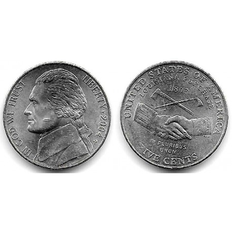 (360) Estados Unidos de América. 2004(P). 5 Cents (EBC)