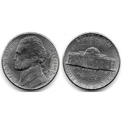 (A192) Estados Unidos de América. 1997(P). 5 Cents (EBC)