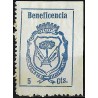 Viñeta. Villa de Manzanilla. Beneficencia. 5 Céntimos (Usado)