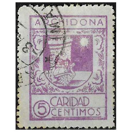 Viñeta. Archidona. Caridad. 5 Céntimos (Usado)