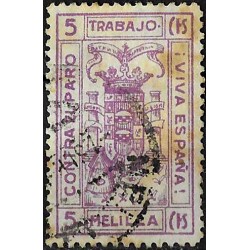 Viñeta. Contra el Paro. Trabajo. Melilla. 5 Céntimos (Usado)