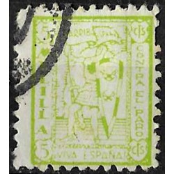 Viñeta. Contra el Paro. Melilla. 5 Céntimos (Usado)