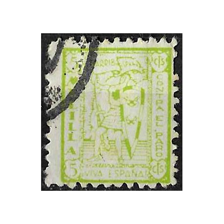 Viñeta. Contra el Paro. Melilla. 5 Céntimos (Usado)