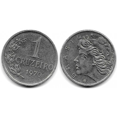 (581) Brasil. 1970. 1 Cruzeiro (MBC+)
