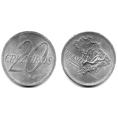 (573) Brasil. 1965. 20 Cruzeiros (SC)