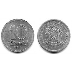 (564) Brasil. 1956. 10 Centavos (MBC)