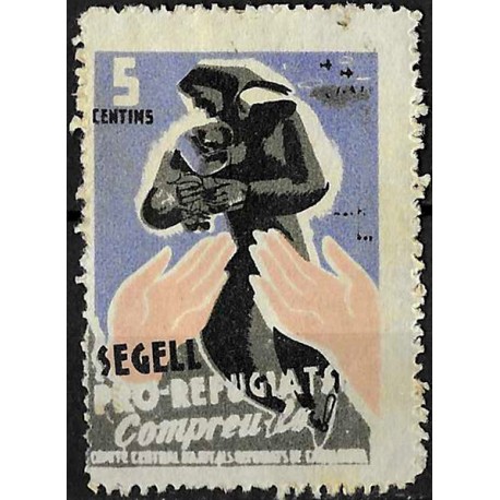 Viñeta. Pro Refugiats. 5 Céntimos (Usado)