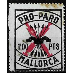 Viñeta. Pro Paro. Mallorca. 1 Peseta (Usado)