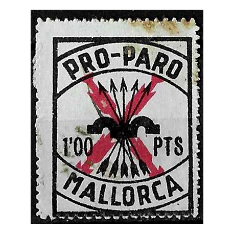 Viñeta. Pro Paro. Mallorca. 1 Peseta (Usado)