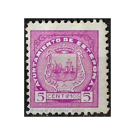 Viñeta. Ayuntamiento de Estepona. 5 Céntimos (Nuevo, con señal de fijasellos)