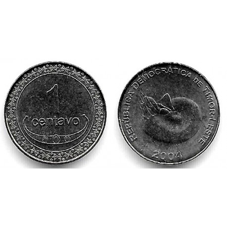 (1) Timor Oriental. 2004. 1 Centavo (SC)