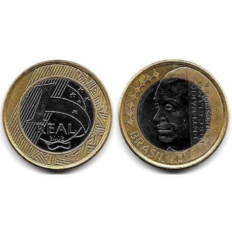 (656) Brasil. 2002. 1 Real (EBC+)