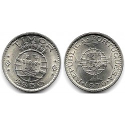 (20) Timor Oriental. 1970. 2,5 Escudos (SC)