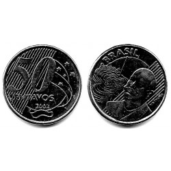 (651a) Brasil. 2002. 50 Centavos (MBC)