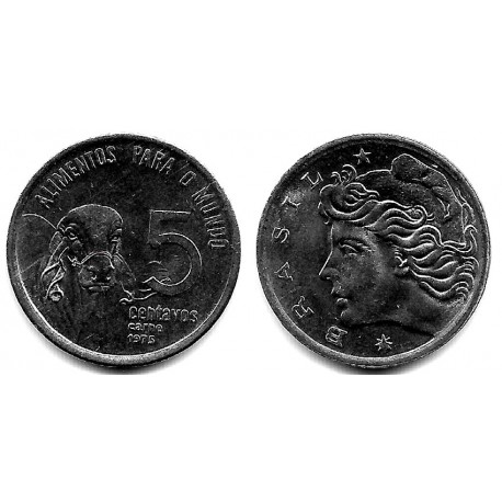 (587.1) Brasil. 1975. 5 Centavos (SC)