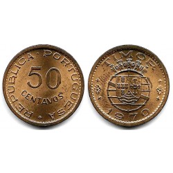 (18) Timor Oriental. 1970. 50 Centavos (EBC)