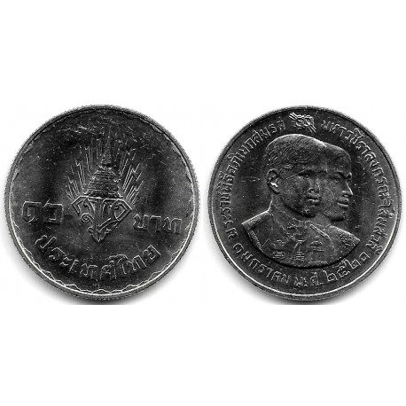 (Y117) Tailandia. 1977. 10 Baht (SC-)