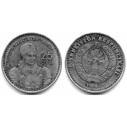 (11) Uzbekistán. 1999. 25 Som (MBC)