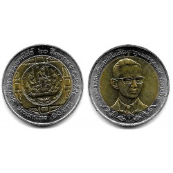 (Y358) Tailandia. 2000. 10 Baht (SC)