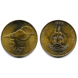 (5) Vanuatu. 1995. 5 Vatu (SC)
