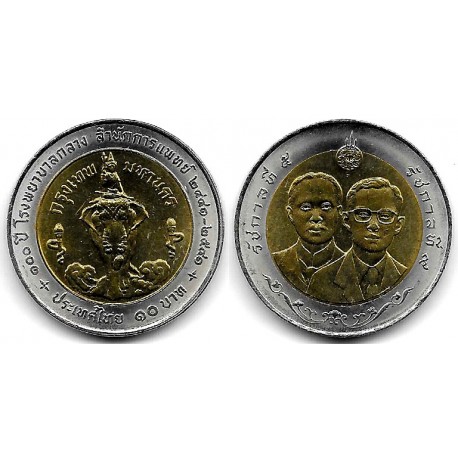 (Y346) Tailandia. 1998. 10 Baht (SC)