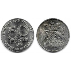 (5) Trinidad y Tobago. 1972. 50 Cents (EBC+)