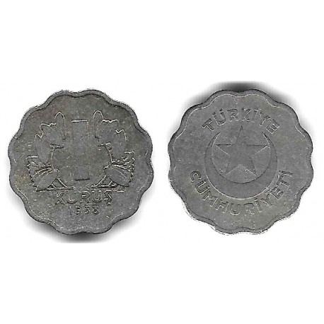 (867) Turquía. 1938. 1 Kurus (BC+/MBC-)
