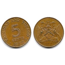 (2) Trinidad y Tobago. 1972. 5 Cents (MBC)