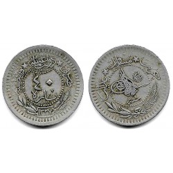 (779) Turquía. 1327AH. 40 Para (MBC)