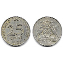(4) Trinidad y Tobago. 1971. 25 Cents (MBC)