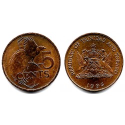 (30) Trinidad y Tobago. 1995. 5 Cents (EBC+)