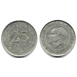 (1242) Turquía. 2009. 25 Kurus (MBC)