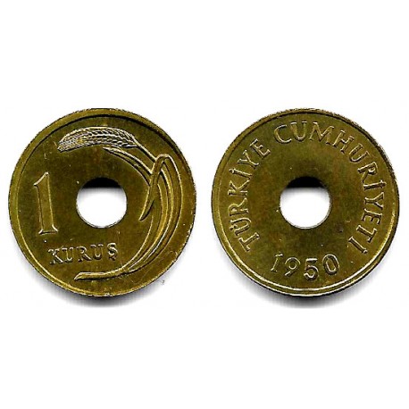 (881) Turquía. 1950. 1 Kurus (EBC)